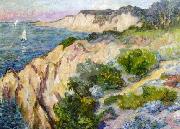 Anna Boch Falaise - Cote de Bretagne oil painting